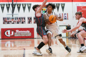 Wheeling Park earns gritty victory over University behind 35 points from Aiden Davis